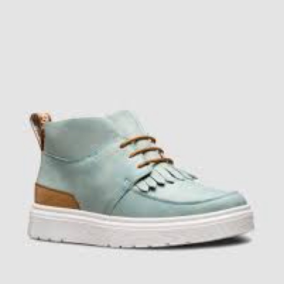 Dr. Martens Shoes - Dr. Martens Jamima San Diego Blue Green Leather Chukka Boots Size 8